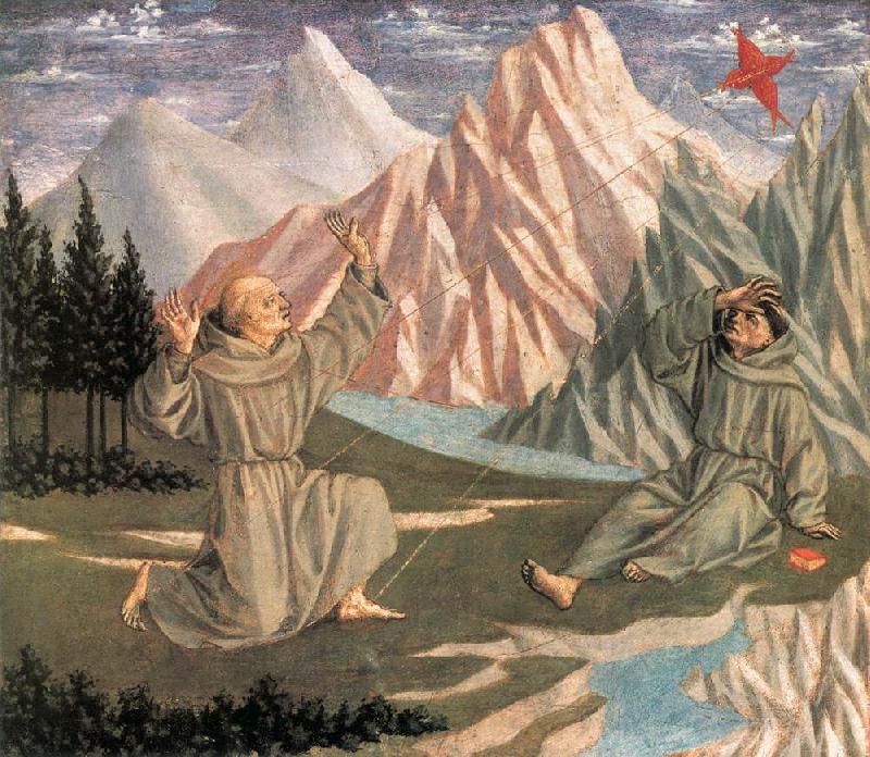 DOMENICO VENEZIANO The Stigmatization of St Francis (predella 1) df